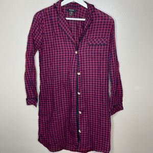 Madewell Gingham Check Bedtime‎ Nightshirt